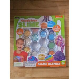 Nickelodeon Slime Blendz Cra-Z-Art 11 Pre-Made Slimes some with Add-Ins Used